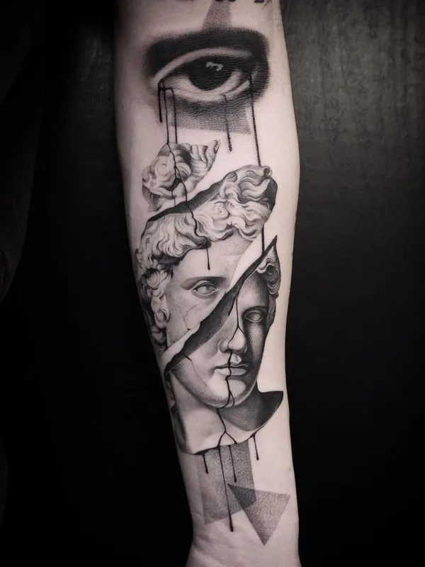 black and grey realism Tatuaggio su forearm #66779 | Tatuatore Anja Ferencic