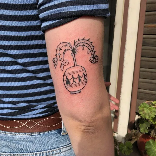 Illustrative tattoo by erol_sjajni in Zagreb