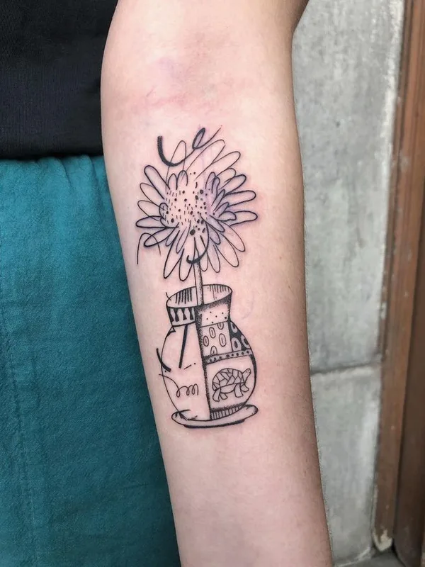 black linework Tatuagem em forearm #66793 | Tatuador erol_sjajni