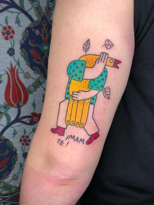 color illustrative Tatuagem em forearm #66787 | Tatuador erol_sjajni