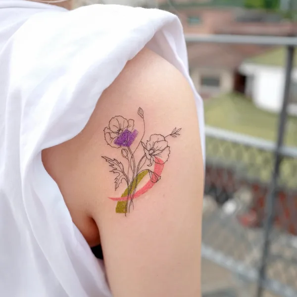 Minimalism tattoo by Joo Joo in Seoul