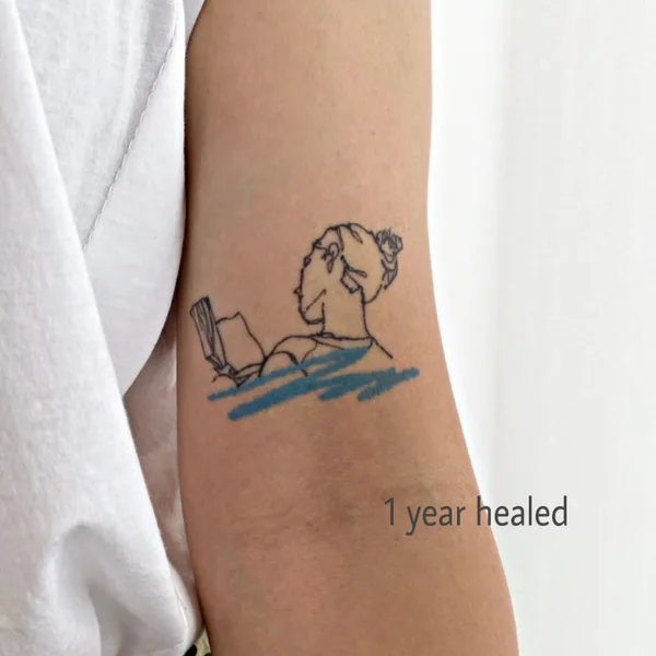 Minimalism tattoo by Joo Joo in Seoul