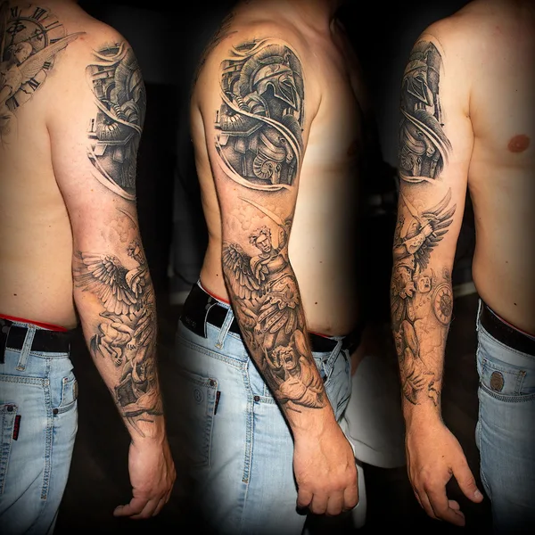 whipshading tattoo by Константин Овсянников in Moscow