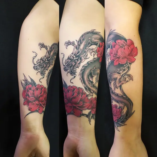 Каллиграфия tattoo by Максим Дяченко MaximDtattoo studio in Алматы