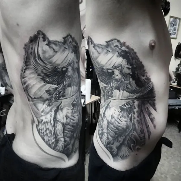 Каллиграфия tattoo by Максим Дяченко MaximDtattoo studio in Алматы