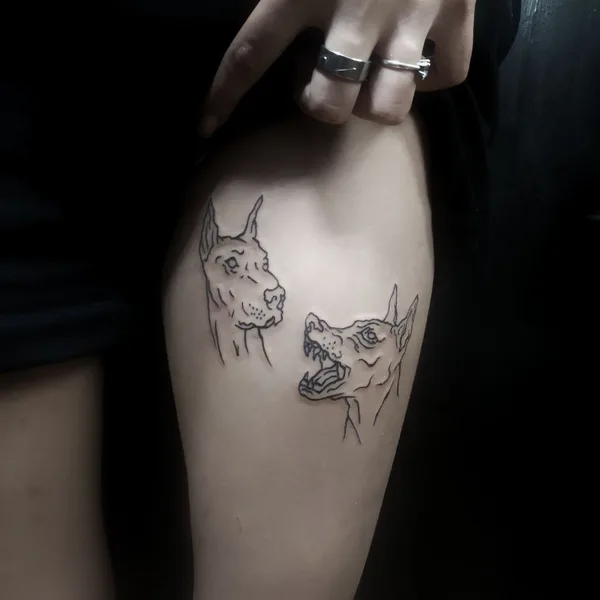 Каллиграфия tattoo by Максим Дяченко MaximDtattoo studio in Алматы