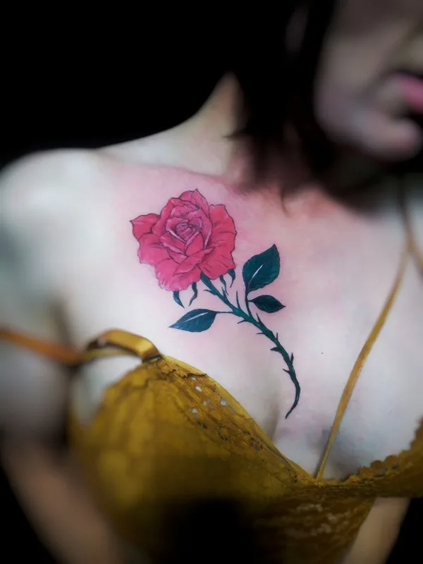 female color realism татуировка на chest #71225 | Тату мастер Максим Дяченко MaximDtattoo studio