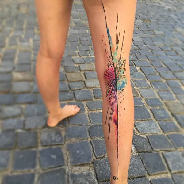 Watercolor tattoo by Ondrej Konupcik in Znojmo