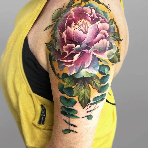 Watercolor tattoo by Lianne Moule in Chelmsford
