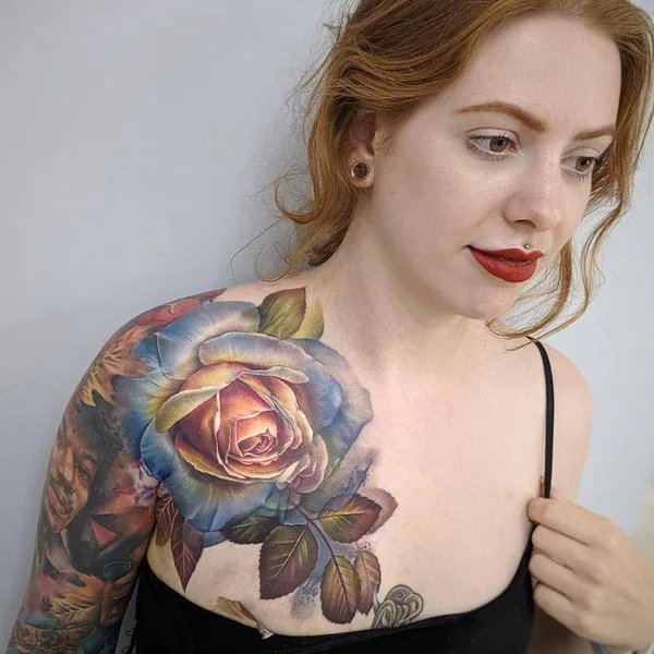 Watercolor tattoo by Lianne Moule in Chelmsford