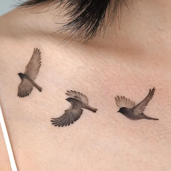 miniature tattoo by Choi Yun in Seoul