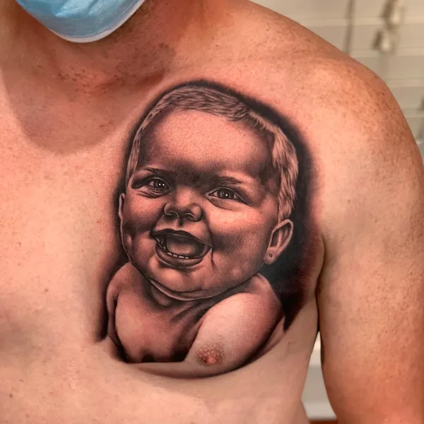 Реализм tattoo by Jesse Perez in Little Rock
