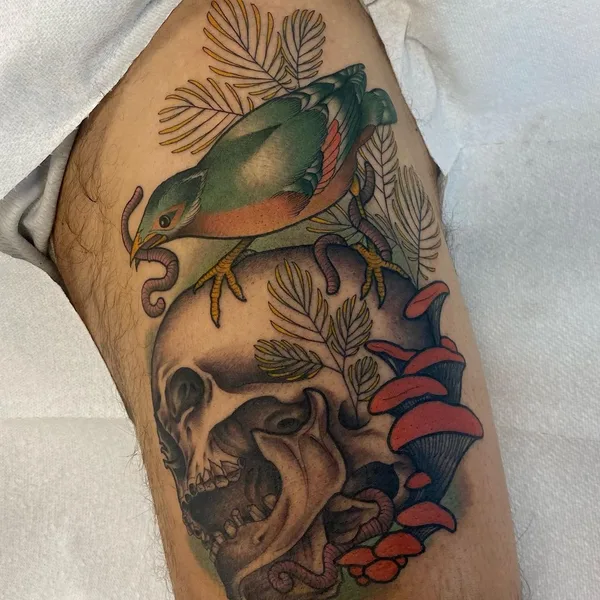 Нео традиционная tattoo by Maia Brouillette in Little Rock