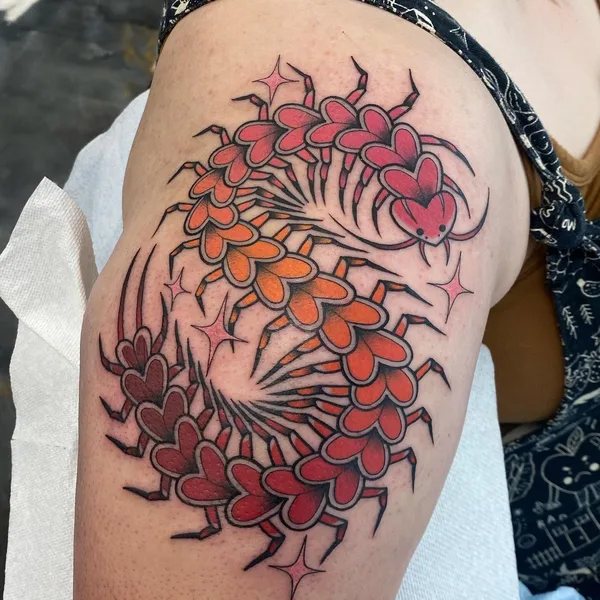 Нео традиционная tattoo by Maia Brouillette in Little Rock