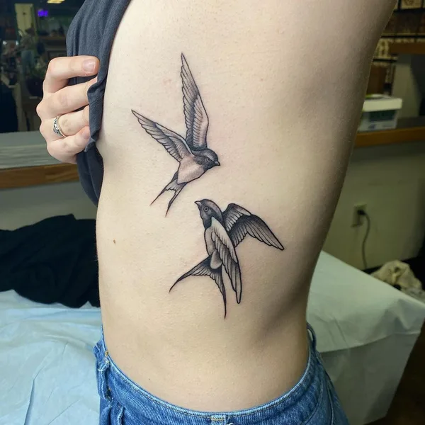 Graphic tattoo by Carl McReynolds in Little Rock