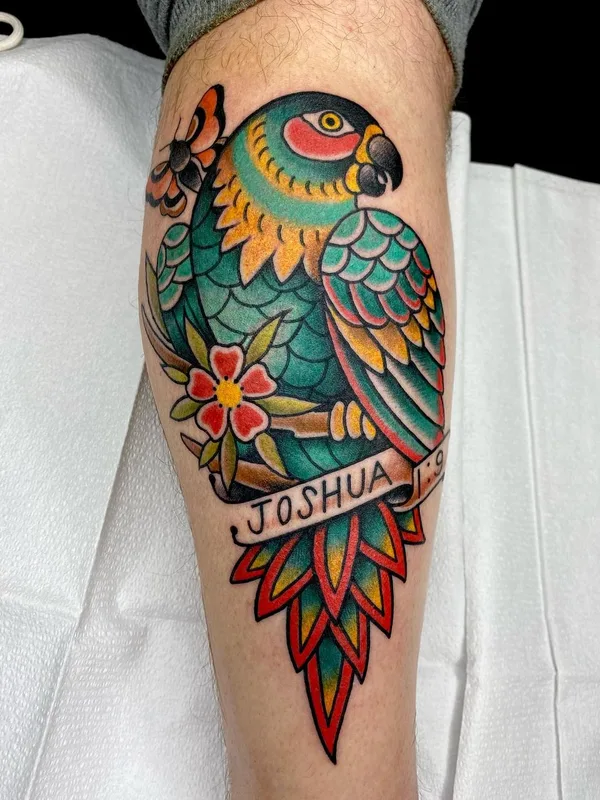 Graphic tattoo by Carl McReynolds in Little Rock