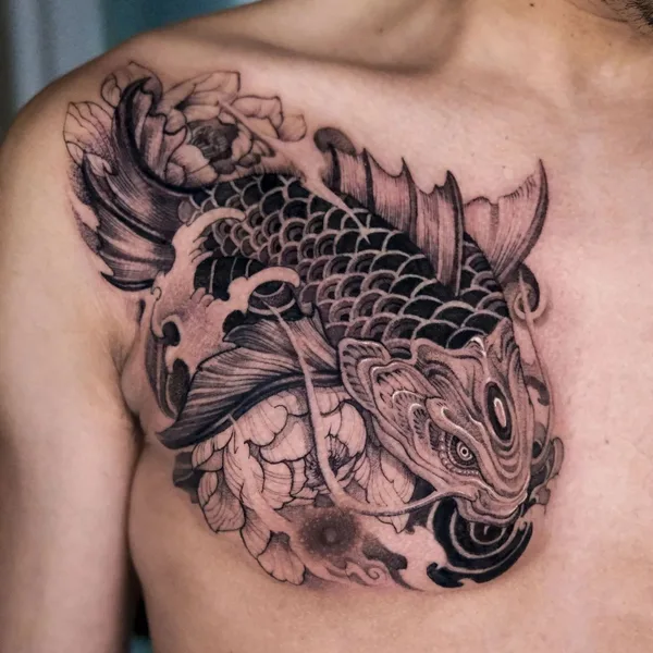 Oriental tattoo by Girin Tattoo in Seoul