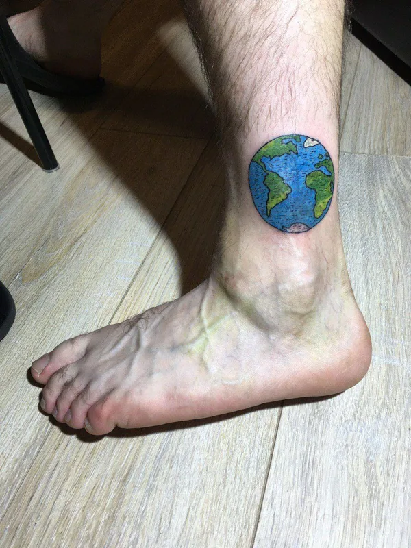 color illustrative татуировка на ankle #58926 | Тату мастер Dzen.tattooo