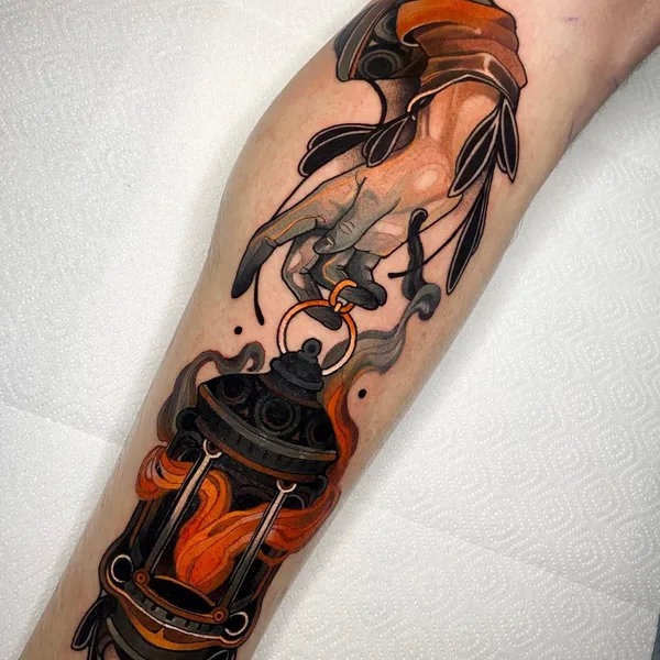 Neo Traditional tattoo by Жан Поль Марат in Moscow