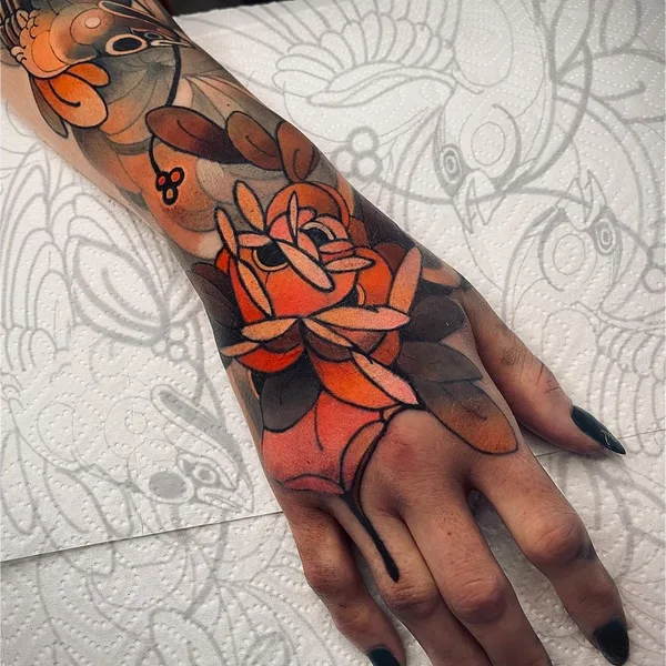 Neo Traditional tattoo by Жан Поль Марат in Moscow