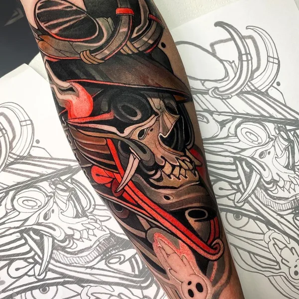 Neo Traditional tattoo by Жан Поль Марат in Moscow