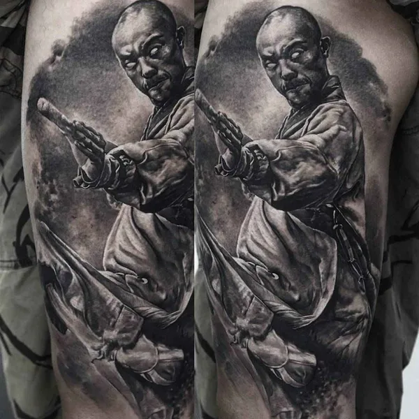 Realism tattoo by Domantas Parvainis in Šiauliai