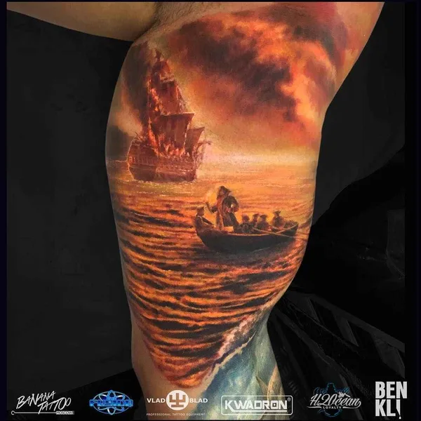 Реализм tattoo by Бэн Клишевский in Москва