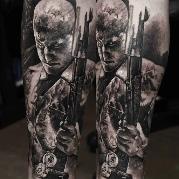 Realism tattoo by Domantas Parvainis in Šiauliai