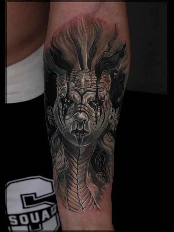 black and grey realism 纹身 在 forearm #3795 | 纹身师 Павел Roch