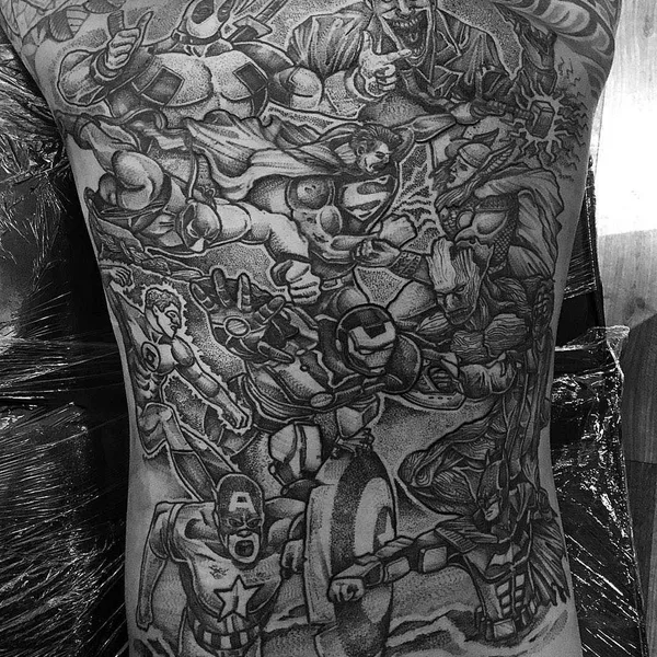 Dotwork tattoo by Paul Davies