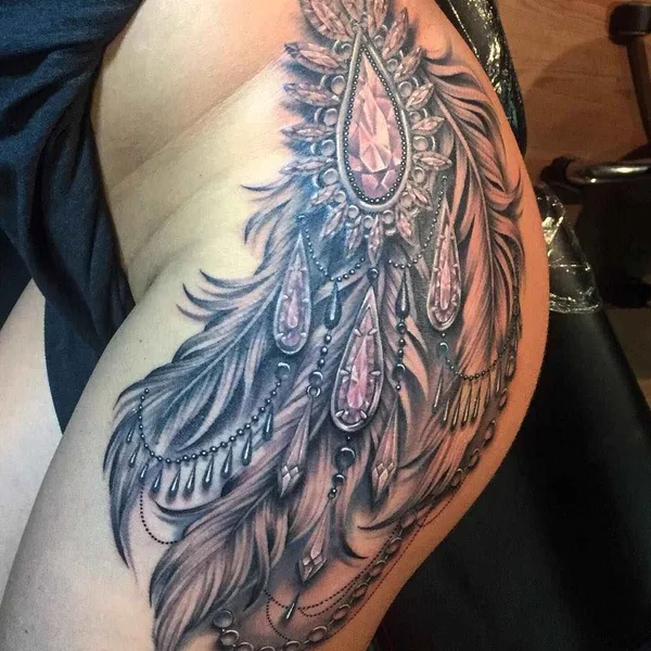 Black tattoo by Ryan Ashley Malarkey