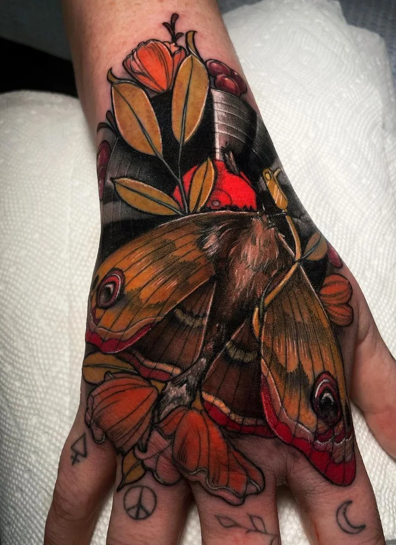 Delightful neo-traditional tattoo by Shae Motz