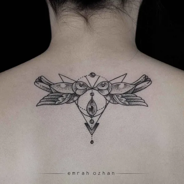 Dotwork tattoo by Emrah Ozhan in Istanbul