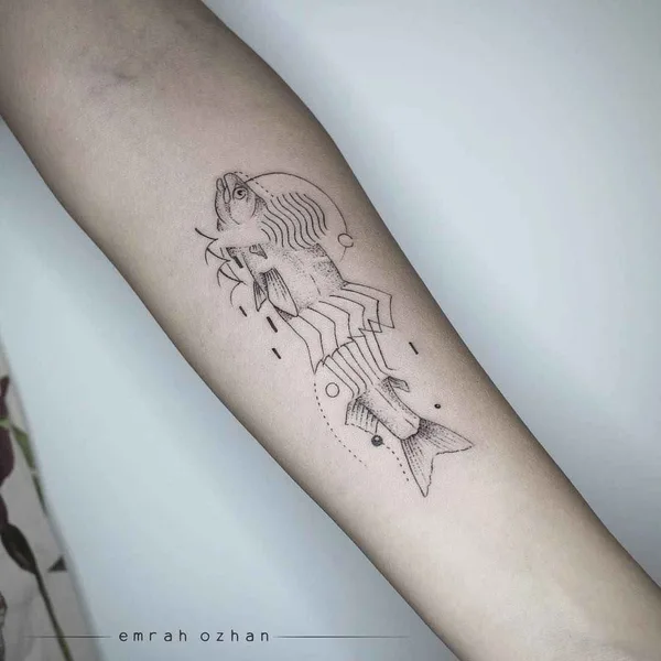 Dotwork tattoo by Emrah Ozhan in Istanbul