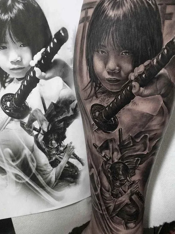 black and grey realism татуировка на forearm #4609 | Тату мастер Mauro Amaral