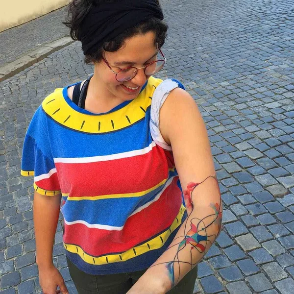 Watercolor tattoo by Ondrej Konupcik in Znojmo