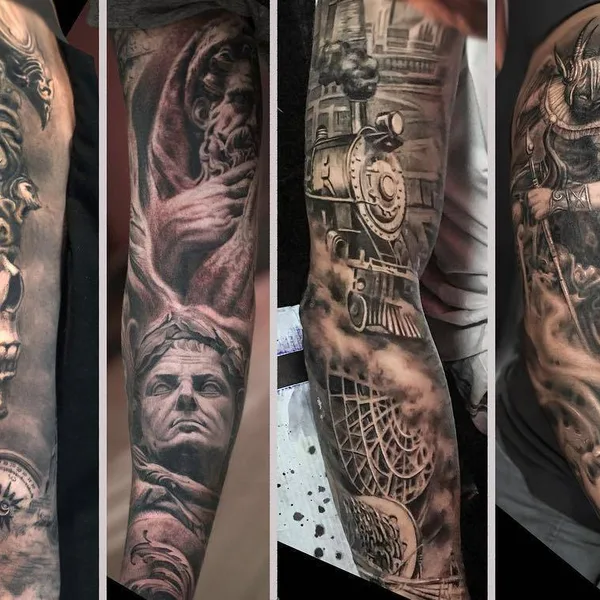 Author's Style tattoo by Darwin Enriquez in New York City