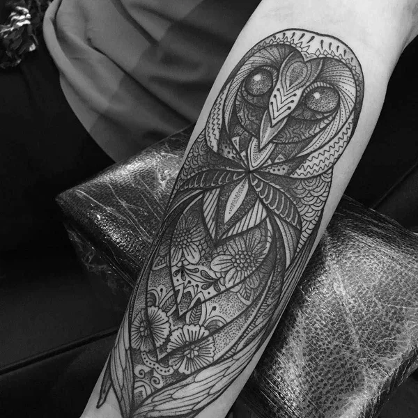 Dotwork tattoo by Paul Davies
