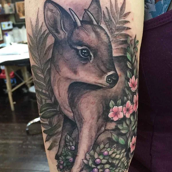 Neo Traditional tattoo by Shawn Hebrank in Portland