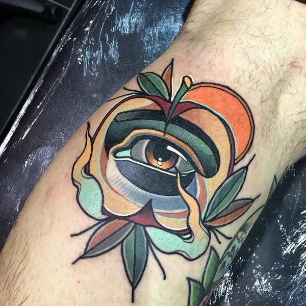 Нео традиционная tattoo by Achilleas Aber in Athina