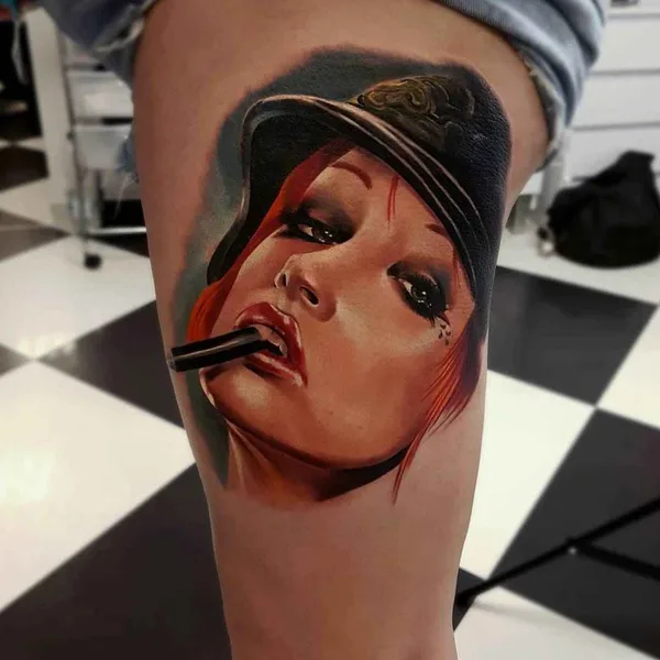 Realism tattoo by Andrzej Niuniek Misztal in Jarosław