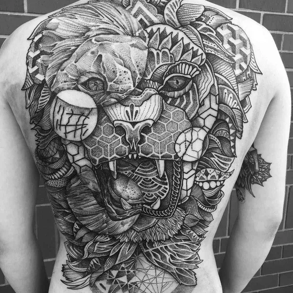 Dotwork tattoo by Paul Davies