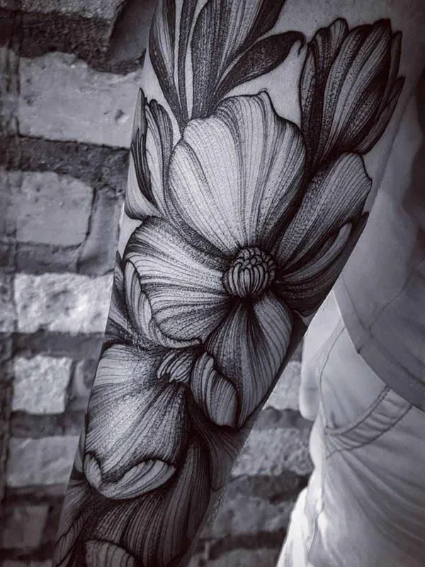 black and grey black and grey Tatuagem em forearm #2581 | Tatuador Felipe Kross