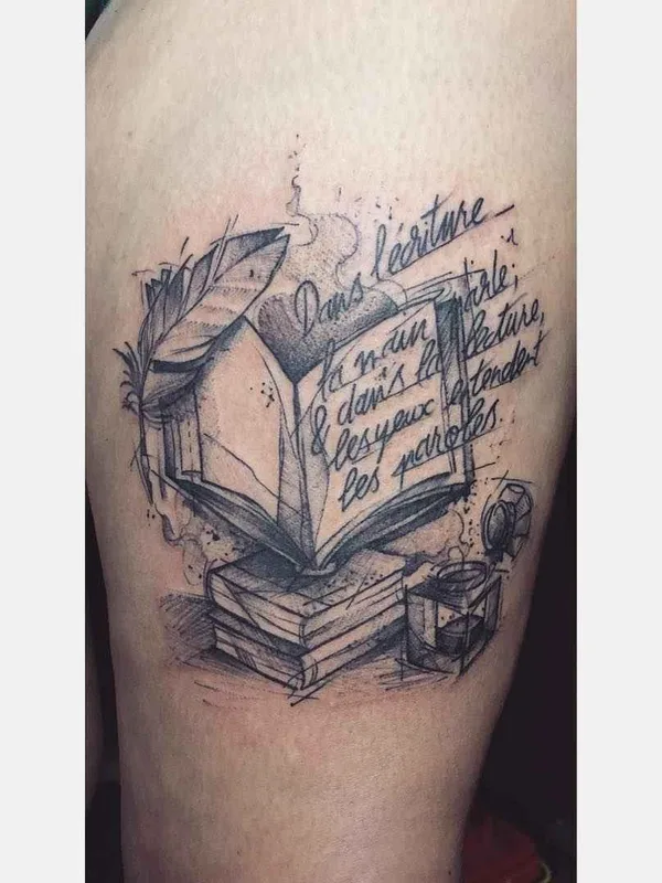 Author's Style tattoo by Knot in Marseille