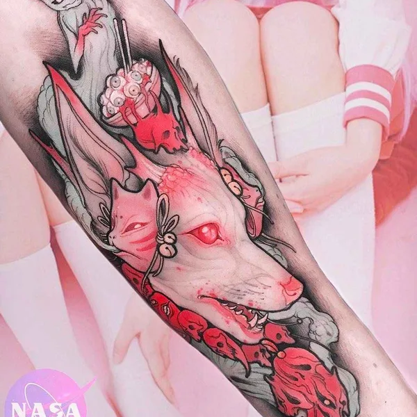 New School tattoo by Brando Chiesa in Firenze