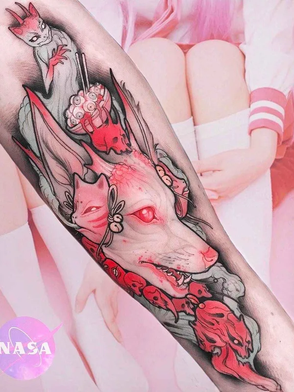 New School tattoo by Brando Chiesa in Firenze