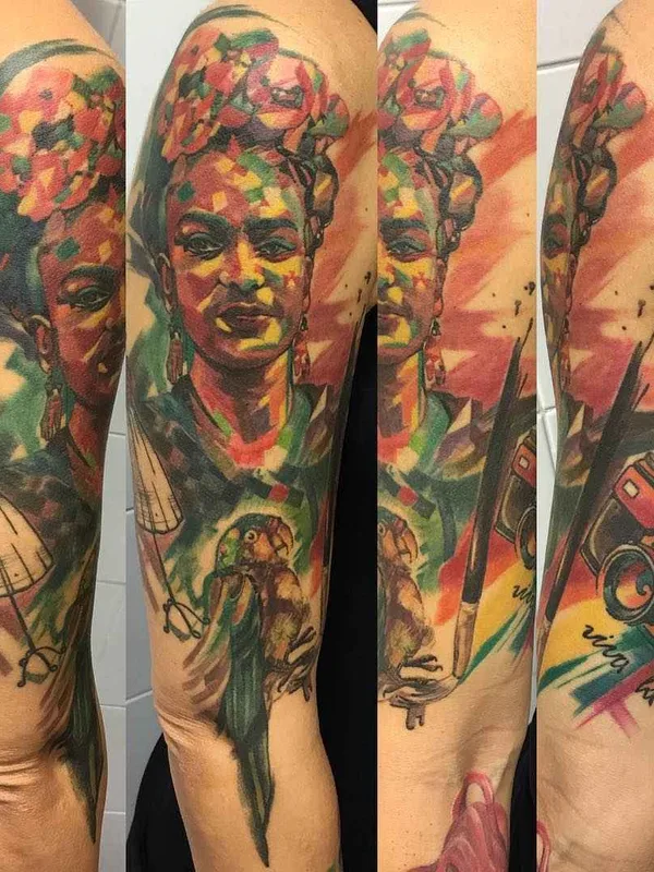 color realism Tatuagem em full sleeve #3585 | Tatuador Valerio Sarpetti