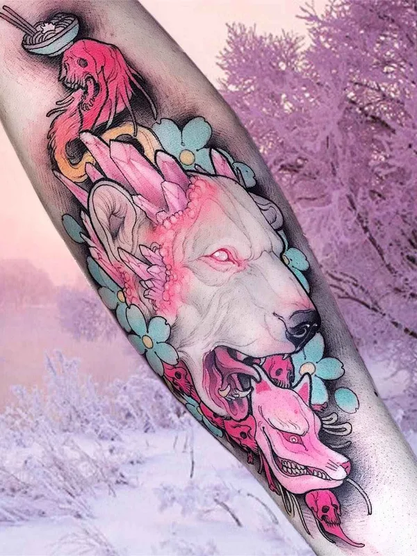 New School tattoo by Brando Chiesa in Firenze