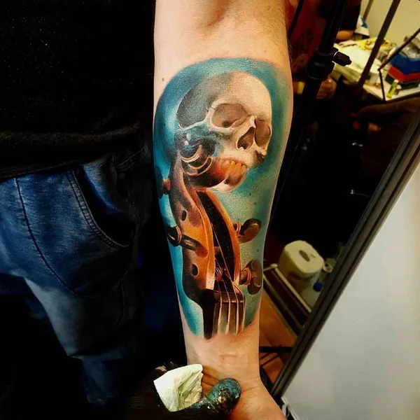 Realism tattoo by Andrzej Niuniek Misztal in Jarosław
