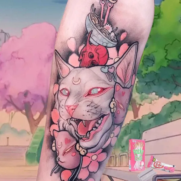 New School tattoo by Brando Chiesa in Firenze